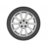 Jante CLS 218 - 8,5 J x 17 pouces ET 34,5 - Argent titane - 10 branches