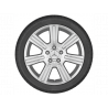 Jante GLK 204 - 7,5 J x 17 pouces ET 47,5, Coloris argent titane à 7 branches