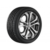 Jante GLC W253 - 5 doubles branches gris - 7,5 J x 17 pouces ET 36