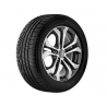 Jante GLC W253 - 5 doubles branches gris - 7,5 J x 17 pouces ET 36